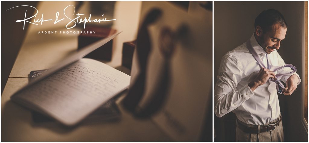 Close up photo of the bride and grooms handwritten vows for their Vedauwoo elopement just outside of Cheyenne, WY.