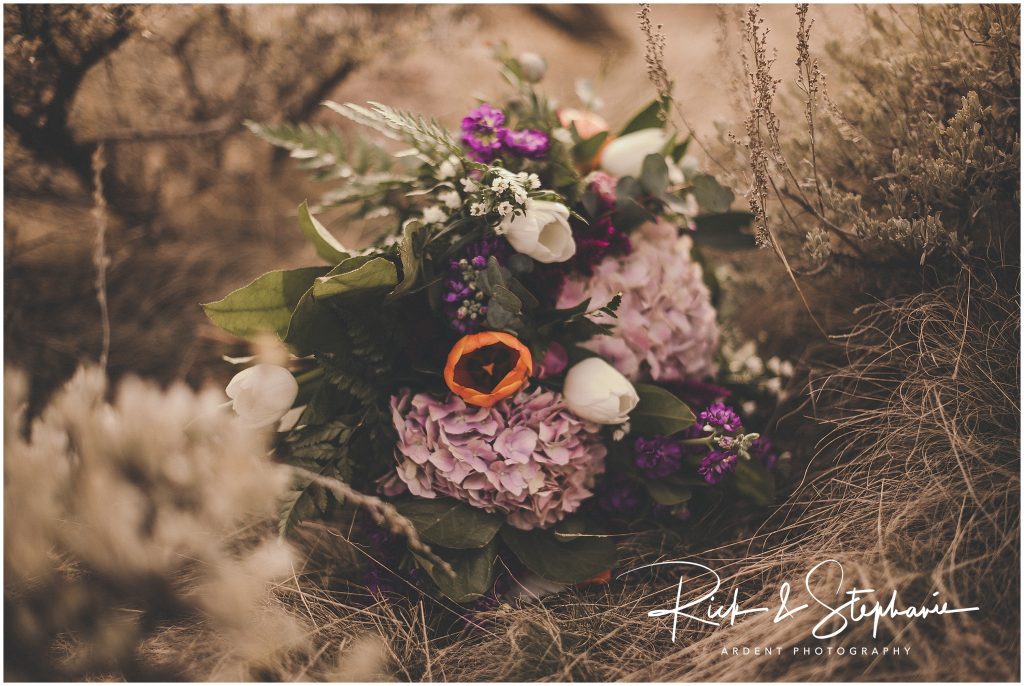 Wildflower bouquet created for a Vedauwoo elopement. Wyoming florist The Wild Rose based out of Laramie did such a great job!