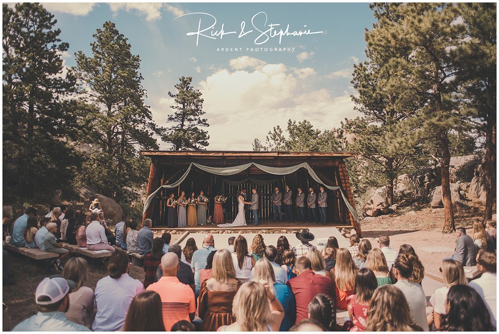 HYNDS LODGE AMPHITHEATER CURT GOWDY WEDDING