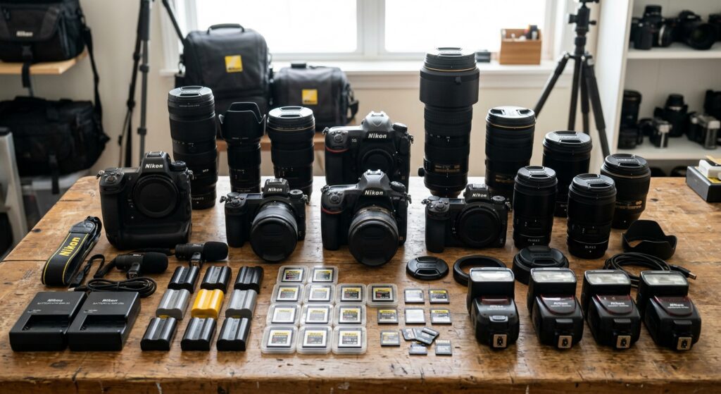 photo of camera equipment